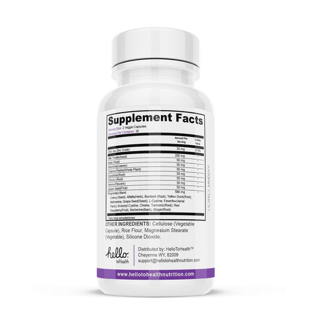 Complete Liver Support and Detox Cleanse Natural Liver Detox with Milk Thistle, Dandelion Extract, Artichoke, and Beet Root  Liver Cleanse for Men and Women - 30-Day Cleanse (180 Capsules)