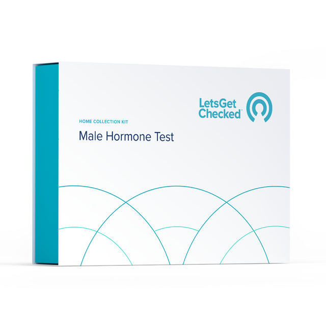 Letsgetchecked - At-Home Male Hormone Test | Test for Testosterone, Sex Hormone Binding Globulin (SHBG), Free Androgen | Clia-Certified Results in 2-5 Days | 100% Private & Discreet | Accurate & Fast