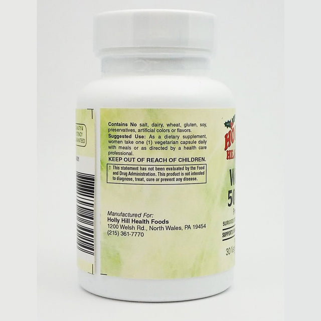 Holly Hill Health Foods, Women'S 50 Billion Probiotic, 30 Vegetarian Capsules