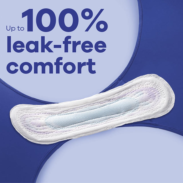 Always Ultra Thin Pads without Wings, Size 2, Long Super Absorbency, 40 CT