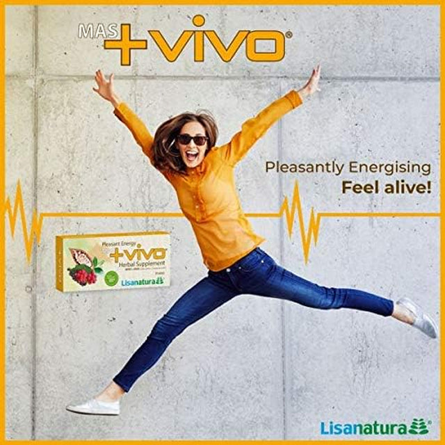 +VIVO Energy Booster Natural Cacao & Caffeine Vitality Natural Tablets Sugar Free Gluten Free Lactose Free (30 Count)…