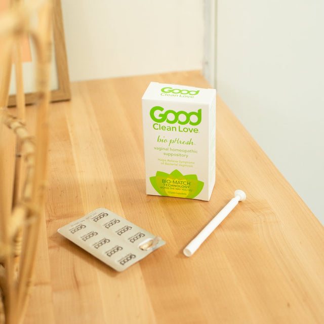 Good Clean Love: Biophresh® Vaginal Homeopathic Suppository, Bacterial Vaginosis Treatment for Women, Relieves Itching & Irritation, Promotes Urinary Tract Health, 10 Capsules