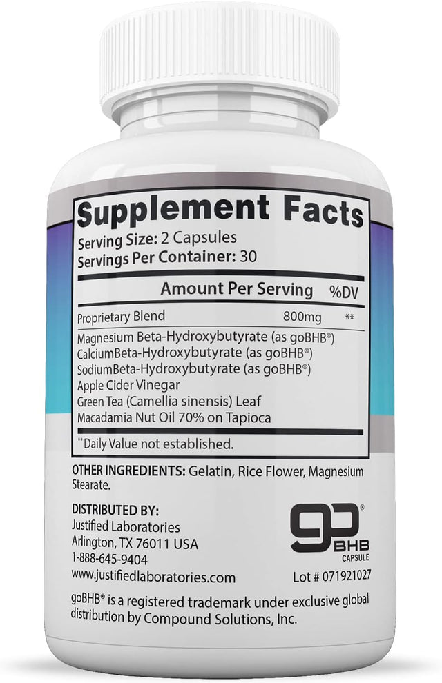 Ketogenix Keto Pills Ketogenic Supplement Includes Gobhb Exogenous Ketones Advanced Ketosis Support for Men Women 60 Capsules 1 Bottle
