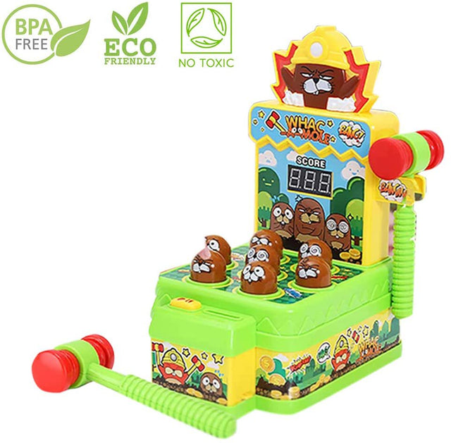 Gara Whack a Mole Game for Toddlers, Electronic Mole Bop Kids Game, Pounding Toy for Kids with 2 Playing Modes, Preschool Learning Toy for 3-Year-Old and up for Boys and Girls