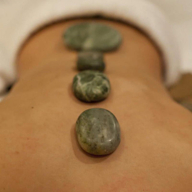 5 Pieces of Jade Massage Stones, Hot Stone for Massaging the Face, Back, Legs and the Whole Body