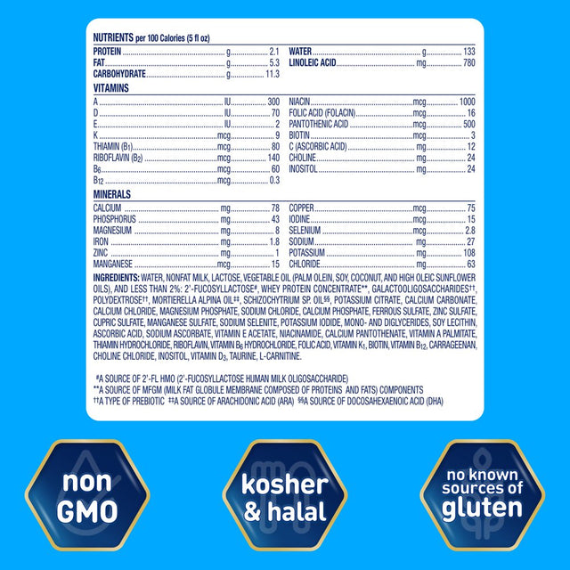 Enfamil Neuropro Baby Formula, Milk-Based Infant Nutrition, MFGM* 5-Year Benefit, Expert-Recommended Brain-Building Omega-3 DHA, Exclusive Humo6 Immune Blend, Non-Gmo, 32 Fl Oz