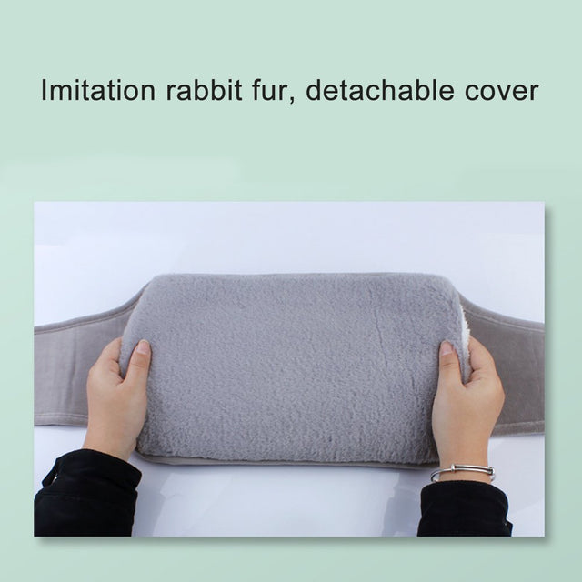 Fitbest Plush Lengthened Waist Protection Filling Warm Belly Hot Water Bag