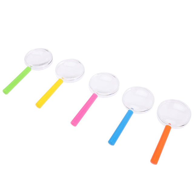 NUOLUX Magnifying Glass Kids Play Explorationglasses Mini Magnifier Handheldchildren Partyjumbo Favors Outdoor Magnifiers
