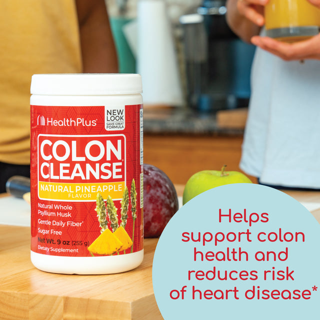 Health plus Colon Cleanse, Pineapple Flavor, 9 Ounces, 36 Servings