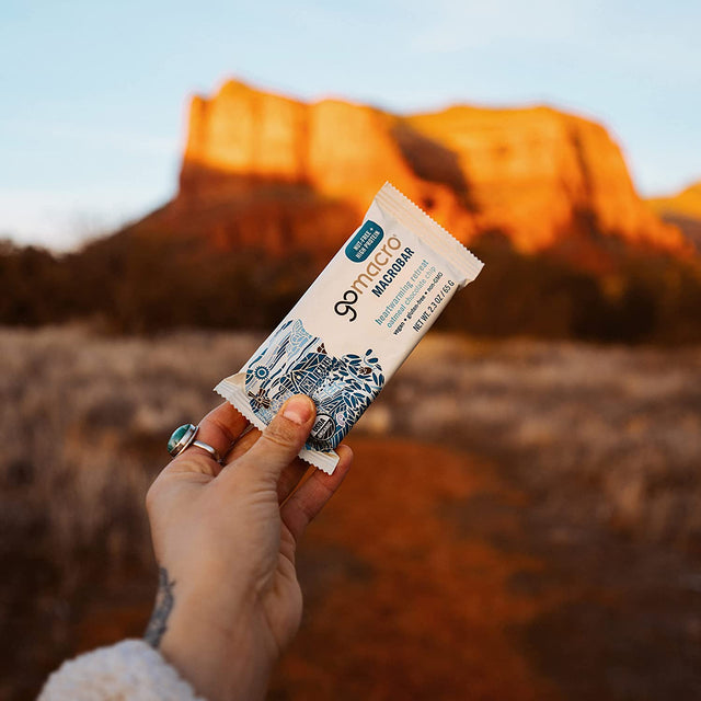 Gomacro Macrobar Organic Vegan Protein Bars - Oatmeal Chocolate Chip (2.3 Ounce Bars, 12 Count)