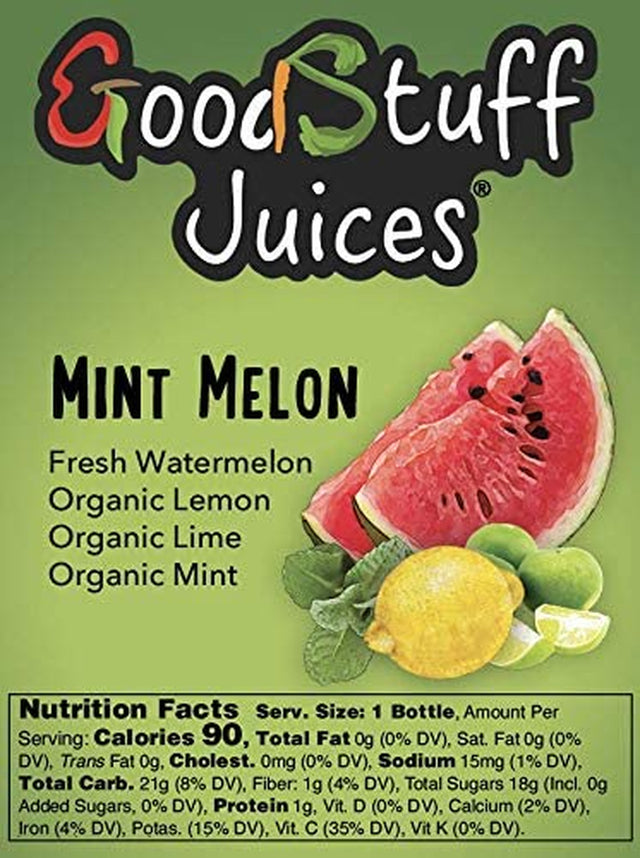 3 Day Organic Juice Cleanse by Good Stuff Juices - Summer Slim Kit - Detox Your Body, Lose Fat, and Feel Great - Cold-Pressed - Premium Taste - 18 Juices - 12Oz