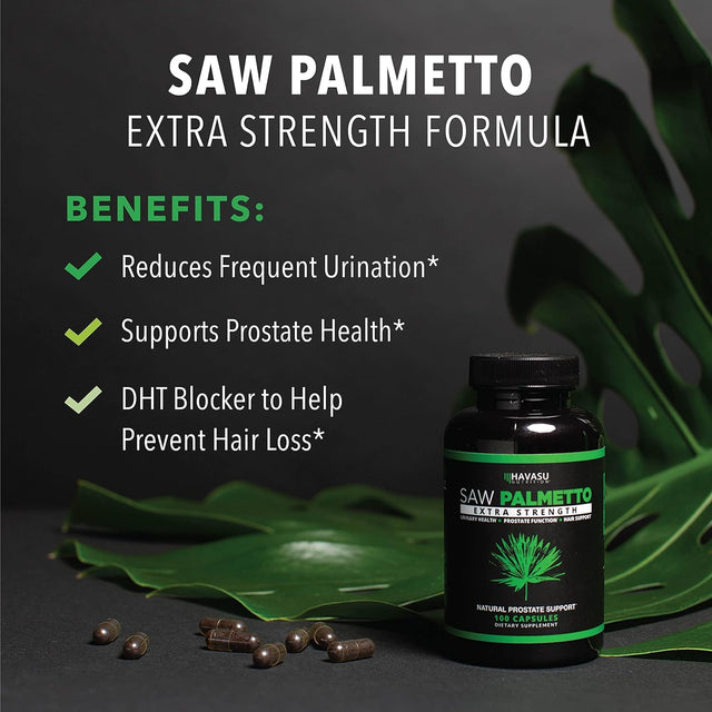 L Arginine and Saw Palmetto Capsules to Support Male Health | Performance and Prostate Health | Aids in Vascular Support from Nitric Oxide | 120 L-Arginine Capsules and 100 Saw Palmetto Capsules