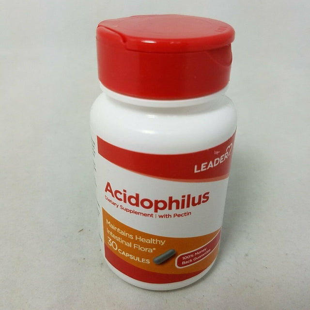 LEADER(TM) ACIDOPHILUS CAPSULES 30 CT