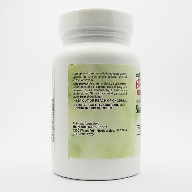 Holly Hill Health Foods, European Standardized Saw Palmetto 320 MG, 60 Softgels