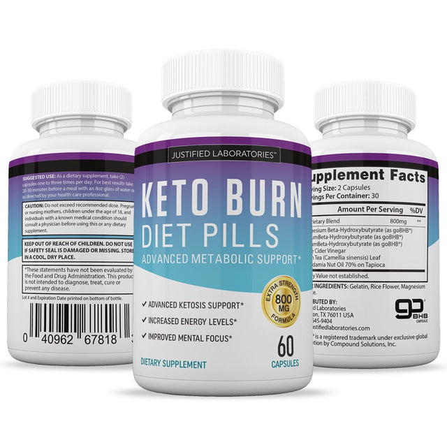 Keto Diet Pills I Keto Drops Supplement BHB Weight Loss Fat Burner I Keto Test Strips Ketosis Urine Analysis Weight Loss Men and Women