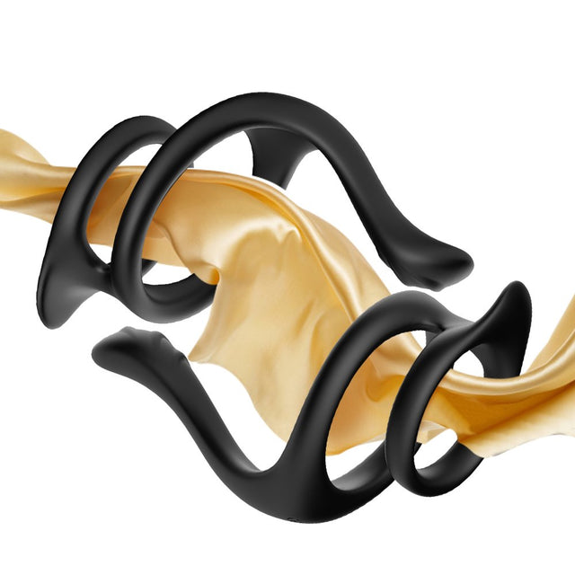 Imimi Silicone Double Penis Ring - Penis Ring Silicone Ring for Erection Enhancement Sex Toys for Male Couples