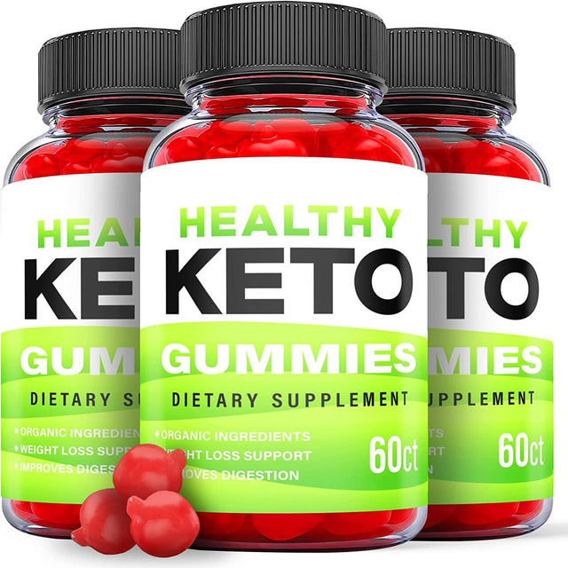 (3 Pack) Healthy Keto ACV Gummies - Supplement for Weight Loss - Energy & Focus Boosting Dietary Supplements for Weight Management & Metabolism - Fat Burn - 180 Gummies