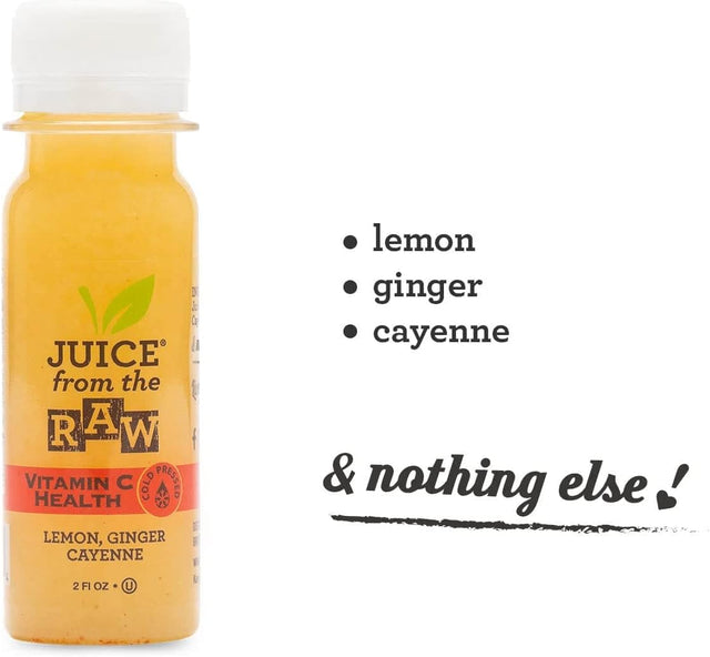 9-Day Vitamin-C Immunity Cleanse by Juice from the RAW® - Most Popular Juice Cleanse/Detox / 100% Raw Cold-Pressed Juices (18 Bottles + 9 Shots)