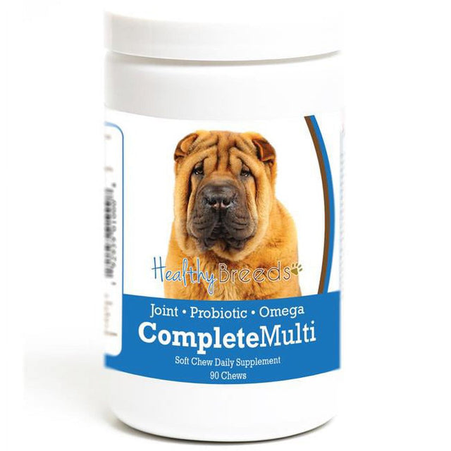Healthy Breeds 192959010008 Chinese Shar Pei All in One Multivitamin Soft Chew - 90 Count