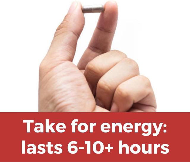 Extreme Energy - Maximum Strength Energy Pills for Fatigue, Motivation, Focus, Alertness - Natural Energy Supplements for Women & Men (60 Caps)