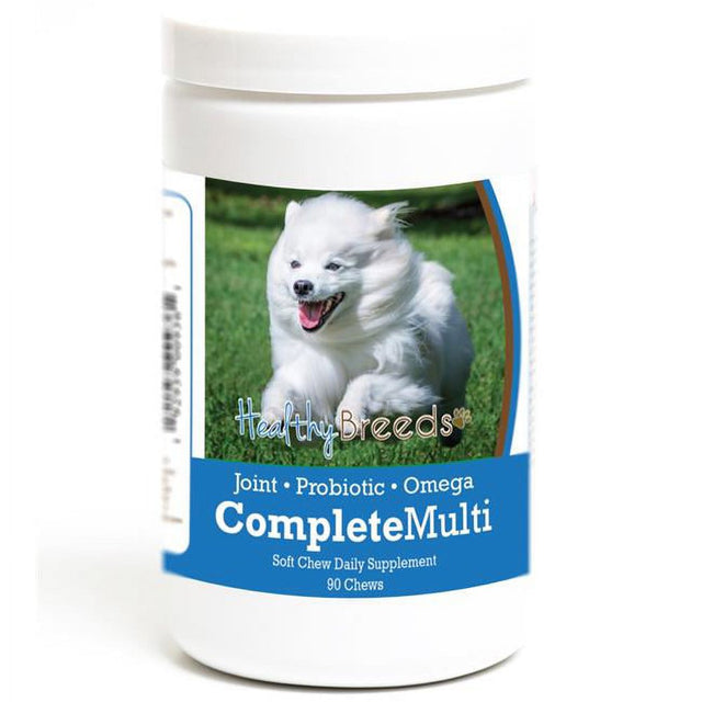 Healthy Breeds 192959009361 American Eskimo Dog All in One Multivitamin Soft Chew - 90 Count