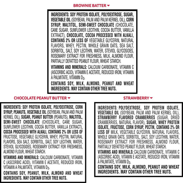 Kellogg'S Special K Protein Meal Bars, Meal Replacement, Bulk Protein Snacks, Variety Pack (3 Boxes, 18 Bars)