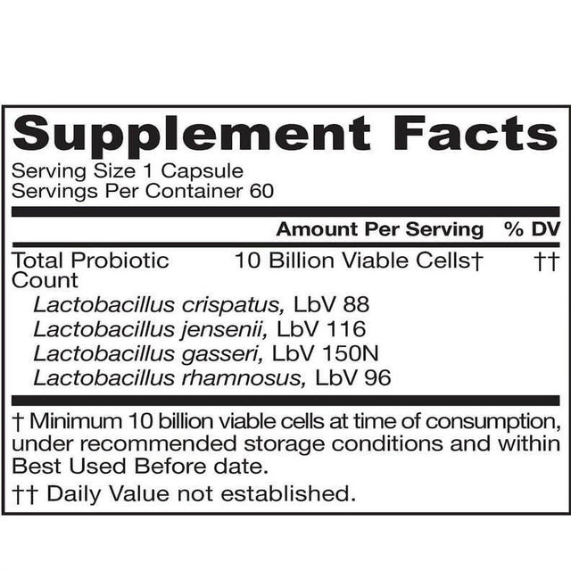 Jarrow Formulas Jarro-Dophilus Women, Restore Healthy Vaginal Flora & Promotes Urinary Tract Health*, 10 Billion Cells, 60 Veggie Caps