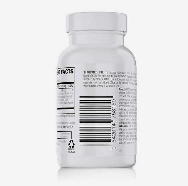 SKALD Thermogenic Fat Burner - Weight Loss, Appetite Control, Energy & Respiratory Support - Green Tea, Juniper Berry - 60 Caps