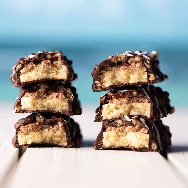 FITCRUNCH Snack Size Protein Bars, Designed by Robert Irvine, World’S Only 6-Layer Baked Bar, 5G of Sugar & Soft Cake Core (18 Bars, Chocolate Coconut Almond)