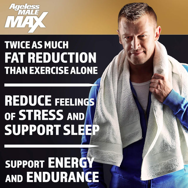 Ageless Male Max Total Testosterone Booster & Super Beta Prostate Advanced Prostate Supplement for Men - Boost Testosterone & Reduce Frequent Nighttime Bathroom Trips. Ultimate Men'S Health Package
