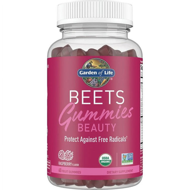 Garden of Life - Organic Beet Beauty Gummies Raspberry - 60 Gummies