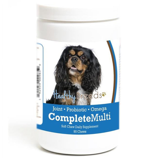 Healthy Breeds 192959009859 Cavalier King Charles Spaniel All in One Multivitamin Soft Chew - 90 Count
