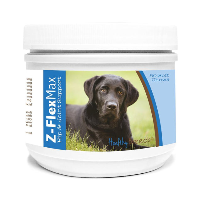Healthy Breeds Labrador Retriever Z-Flex Max Hip & Joint Soft Chews 50 Count