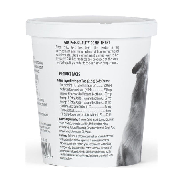 GNC Pet Wellness Essentials Hip & Joint Soft Chews, All Dog, 60Ct