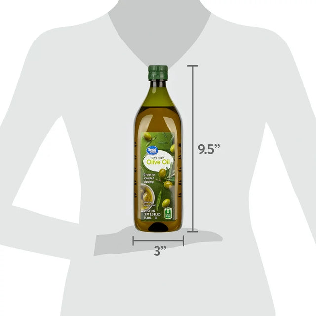 Great Value: 100% Extra Virgin Olive Oil, 25.5 Fl Oz