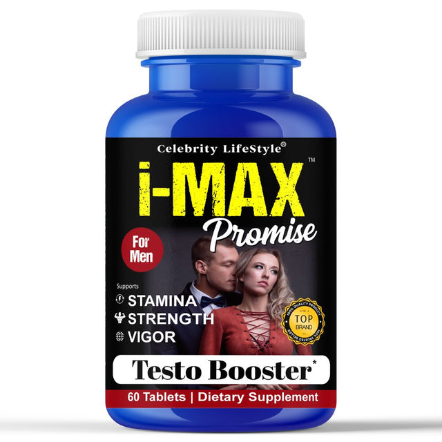 I-Max Promise Testosterone Booster Men Vitamin Supplements, Energy Booster 60 Tablets
