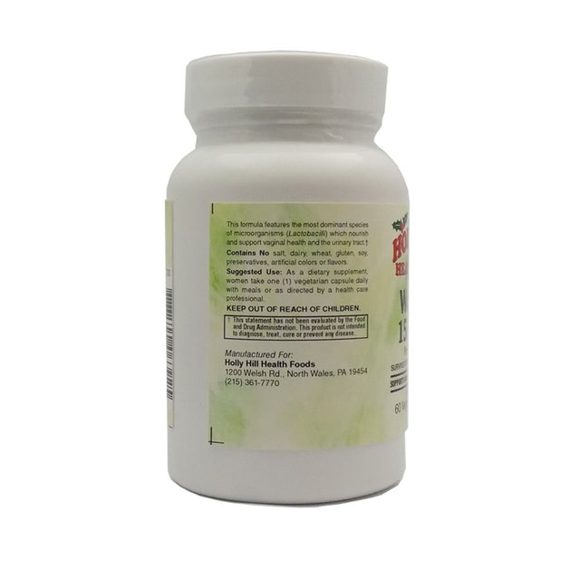 Holly Hill Health Foods Women'S Probiotic 15 Billion CFU, 60 Vegetarian Capsules