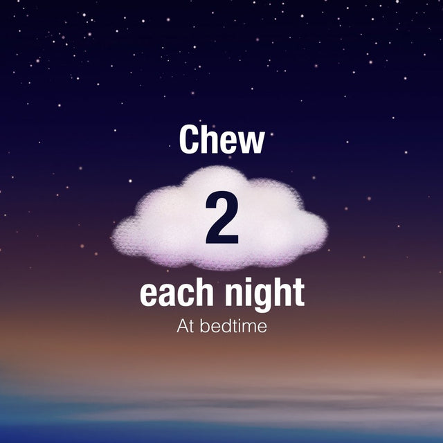 Stress-Relax Chewable Tranquil Sleep by Natural Factors, Tropical Fruit Flavor, 120 Tablets