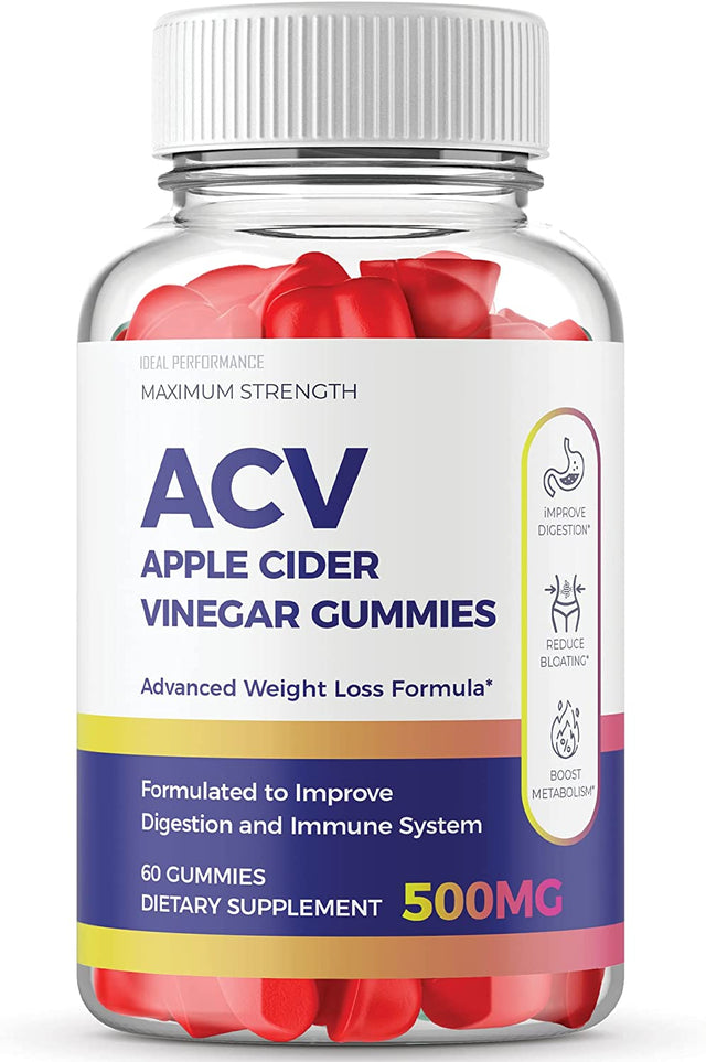 Ketosis Start ACV Gummies Apple Cider Vinegar Advanced 500 Mg (60 Gummies)