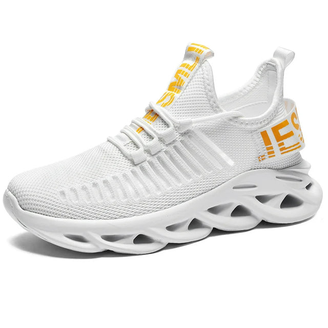 Htcenly Men Running Shoes Athletic Sports Shoes Lightweight Gym Jogging Comfortable Casual Fashion Sneakers Outdoor Walking Breathable Slip on Shoes Trainers