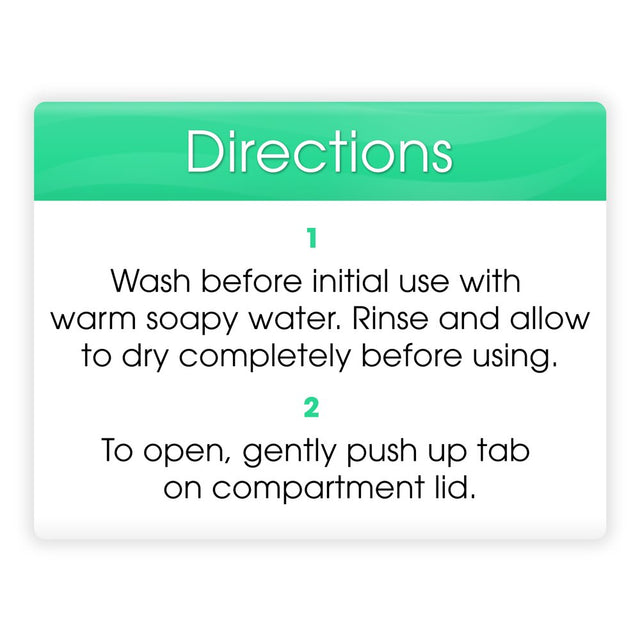 Equate Travel Pill Case, Colors May Vary