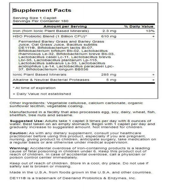 Garden of Life Garden of Life HSO Probiotic Formula, 180 Ea