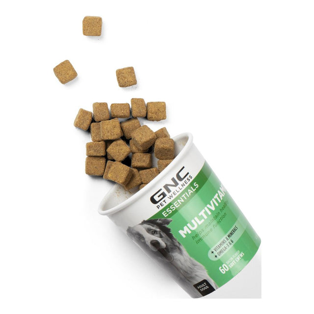 GNC Pet Wellness Essentials Dog Multivitamin Supplement, Soft Chews