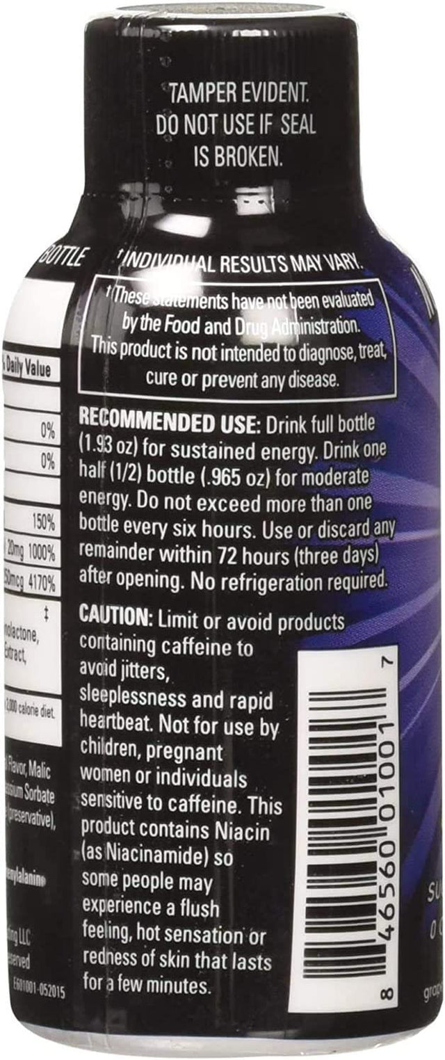 Grape Energy Shot 12 Pack Best Tasting!