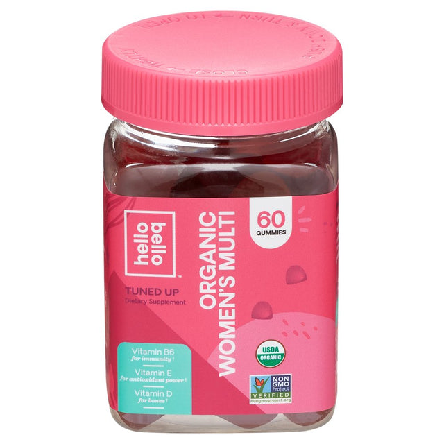 Hello Bello Organic Women'S Multi Vitamin Gummy, 60Ct