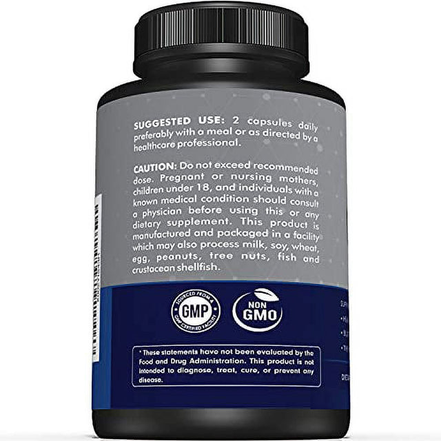 Premium Nerve Support Supplement €“ with Alpha Lipoic Acid (ALA) 600 Mg, Acetyl-L-Carnitine (ALC) & Benfotiamine - Nerve Support Formula for Healthy Circulation, Feet, Hands & Toes - 60 Capsules
