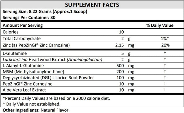 Healthy Gut Vegan Formula | with L-Glutamine and Clinically Proven Ingrediens | Supports Gut Permeability, Gastrointestinal Support, Helps Alleviate Stomach Discomfort and Boost Immunity*