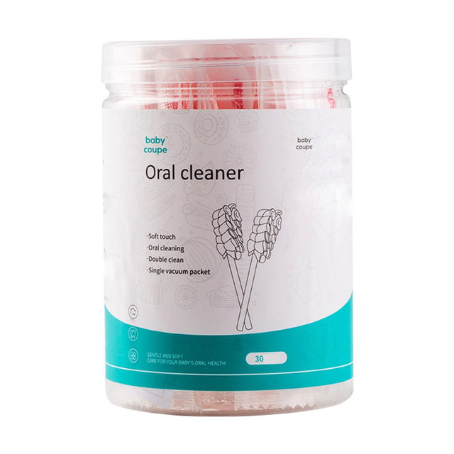 Hariumiu Baby Tongue Cleaner, Newborn Baby Toothbrush, 30PCS Disposable Infant Toothbrush Clean Baby Mouth,Gauze Gum Cleaner Toothbrush Baby Oral Cleaning Stick Dental Care for 0-36 Month Baby