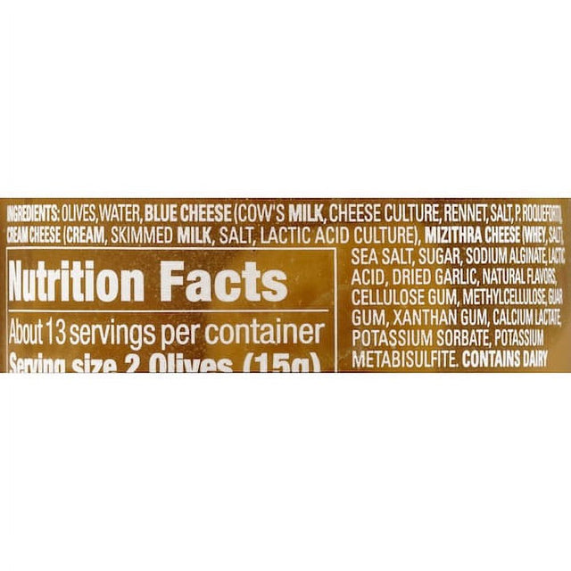 (Price/Case)Pearls Blue Cheese Stuffed Queen Olives, 6.7 Ounces, 6 per Case