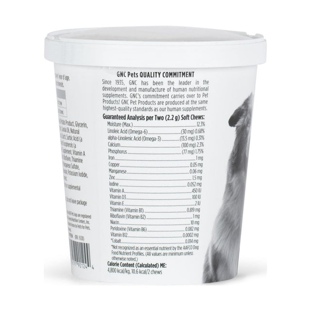 GNC Pet Wellness Essentials Dog Multivitamin Supplement, Soft Chews